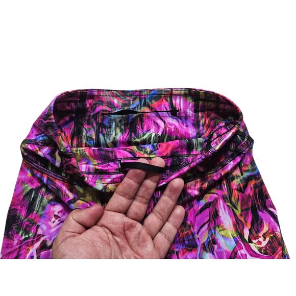 Lululemon Women's Base Pace High-Rise Running Tight 25" Pink Multi Leggings Sz 4 - Picture 5 of 11